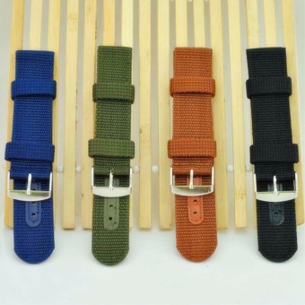 Buy 1 Get 4 Twinklenorth 20mm Nylon Nato Strap Nylon Military Watch Band Strap Watchband NATO-057 - intl  