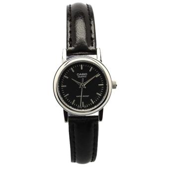 Casio Analog Watch Jam Tangan Wanita - Hitam - Leather Strap - LTP-1095Q-7A OBS  