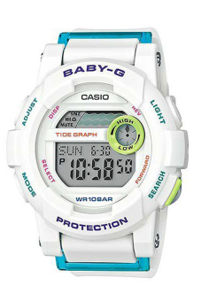 Casio Baby-G Women's Resin White Band Watch BGD-180FB-7  