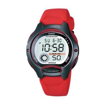 Casio Digital LW-200-4AV Jam Tangan Wanita - Merah  