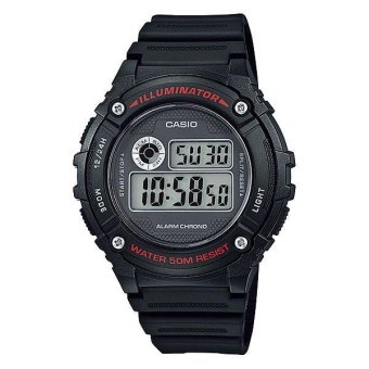 Casio Digital W-216H-1AV Men's Watch (Black)  