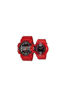 Casio G-Shock & Baby-G Men's & Women's GBA-400-4A & BGA-160-4B Couple Resin Strap Watch Red - intl  