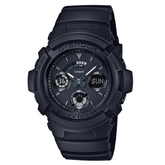 Casio G-Shock Analog Digital Jam Tangan Pria - Hitam - Strap Karet - AW-591BB-1A  