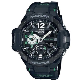 Casio G-shock GA-1100-1A3 Gravitymaster - Hitam  