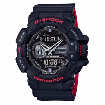 Casio G-Shock GA-400HR-1ADR - Jam Tangan Pria - Black - Strap Resin  