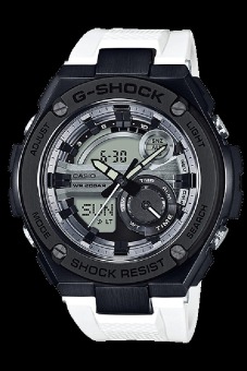 Casio G-Shock GST - 210B - 7A Ketahanan Jam Tangan Pria Putih  