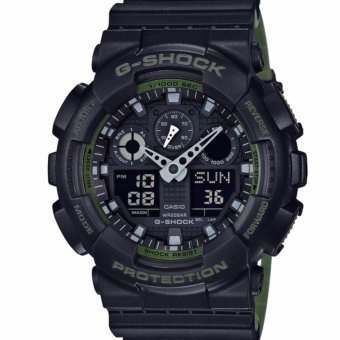 CASIO G-Shock Men's Watches Analog Digital Black Resin Band GA-100L-1A - intl  