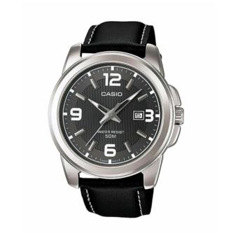 Casio - MTP-1314L-8A Jam Tangan Pria - Leather Strap - Hitam  