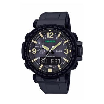 Casio Pro-trek PRW-600Y-1 Mineral Glass Watch Black - intl  