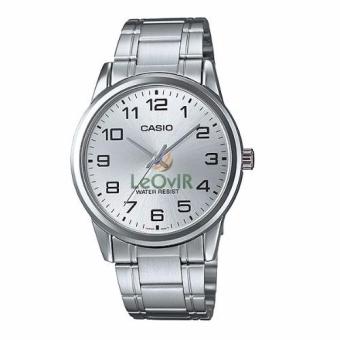 Casio Standard MTP-V001D-7B - Jam Tangan pria - Silver - Strap Stainless Steel  