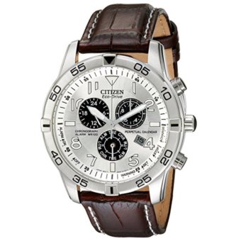 Citizen Men's BL5470-06A Stainless Steel Eco-Drive Watch with Leather Band - intl  