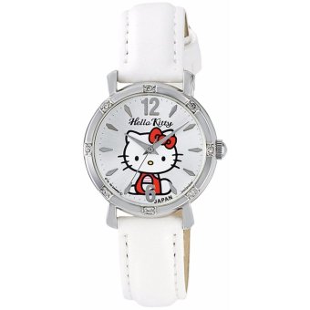 [Citizen Queue and Queue] CITIZEN Q & Q Watch Hello Kitty Analog Leather Belt Made in Japan 0003N002 Women's - intl  
