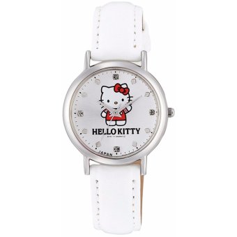 [Citizen Queue and Queue] CITIZEN Q & Q Watch Hello Kitty Analog Leather Belt made in Japan 0017N004 Women's - intl  