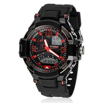 coconie New Multi Function Military Digital LED Quartz Sports Wrist Watch Waterproof - intl  