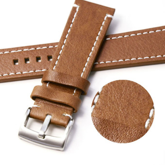 Cocotina Genuine Leather Vintage Wrist Let Watch Band Strap Yellowish Brown Width 20mm  