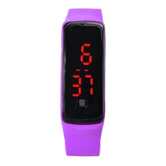Cocotina Unisex Ultra Thin Digital LED Wrist Watches – Purple  