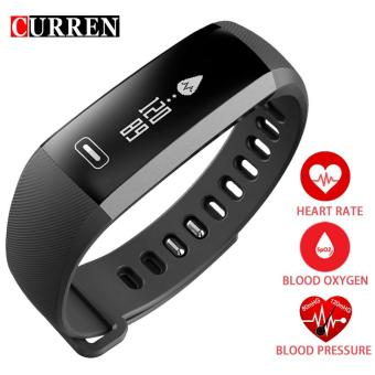 CURREN R5pro Smart Heartrate Blood Pressure Oxygen Oximeter Smart Wristband Intelligent For IOS Android intl  