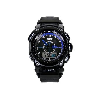 DHS SKMEI Dual Display Fashion Watch (Black)  