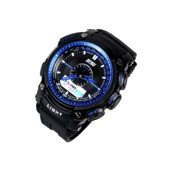 DHS SKMEI Dual Display Fashion Watch (Blue)  