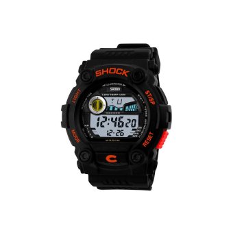 DHS SKMEI Hike Waterproof Digital Sport Watch (Orange)  