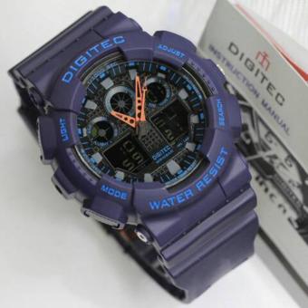 Digitec Jam Tangan Sport Dual Time GA1000 - Blue  