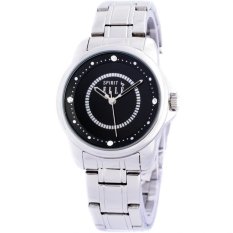 Elle Sprit ES20038B02X - Jam Tangan Wanita - Stainless Steel - Silver Black