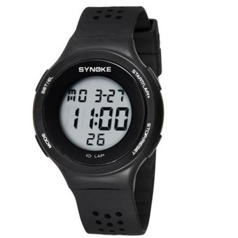 Extendable Men's Sport Watch Swim LED Waterproof Black 67866  