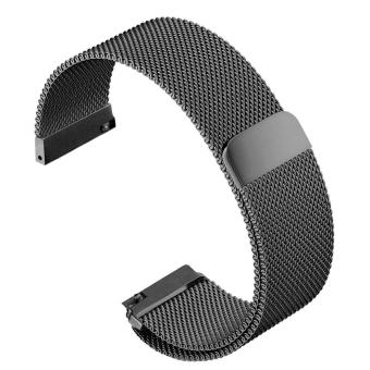 Fashion Portable Replacement Watchband Stainless Steel Watch Band Strap for Samsung Gear S3 Classic Frontier Model Smart Watch Black - intl  