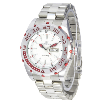 Fortuner Mens Casual Watches - Silver - Stainless - FR K10140G SS SIL RD  