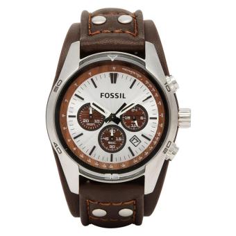 Fossil CH2565 Jam Tangan Pria Leather - Brown  