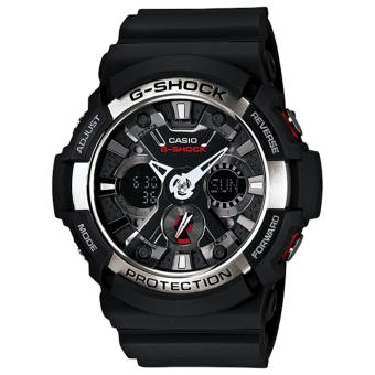 G-shock Pria GA-200-1ADR Black  