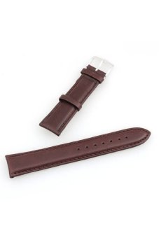 Generic PU Leather Replacement Watch Band Strap 20mm Coffee Brown  