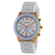 Geneva Ladies Cosmo Jam Tangan Wanita - Resin - Putih - GNV LC 0086 White