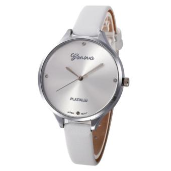 Geneva Platinum TKS01 Jam Tangan Fashion - White  