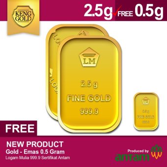gold emas 2 5 gram free emas 0 5 gram logam mulia 999 gold emas 2 5 gram free emas 0 5 gram logam mulia 999