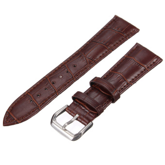 HDL Genuine Leather Buckle Watchbands Straps + Tool For Apple Watch 38mm Brown - Intl  