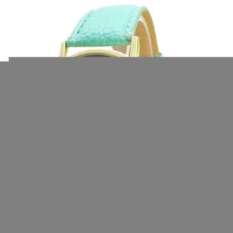 HKS Leather Woman Analog Quartz Wrist Watches Green  