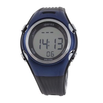 HKS Popular Waterproof Heart Rate Monitor Wireless Chest Strap Sport Watch (Blue)  