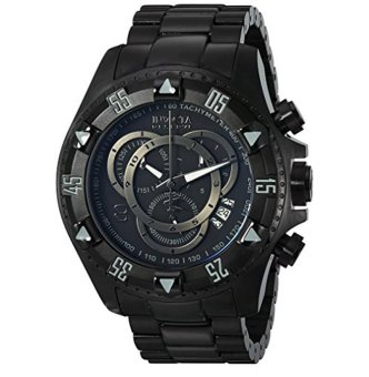 Invicta Men's 6474 Reserve Collection Excursion Chronograph Black Ion-Plated Watch - intl  