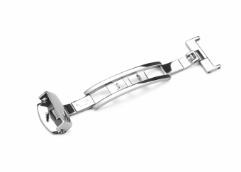 iStrap 14mm Stainless Steel Metal Deployment Buckle Replacement Watchband Clasp Polished - Intl  