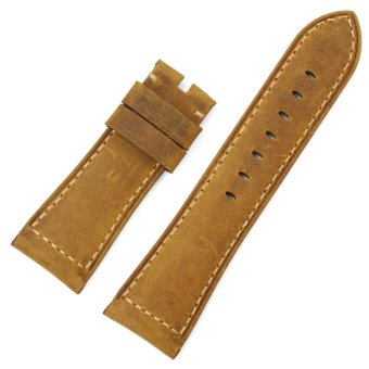 iStrap 26mm Calf Leather Watch Band Yellow  