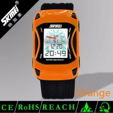 Jam Tangan Mobil Ferari LED Watch Anak (Orange)