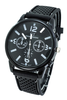 jam tangan pria 636249 karet classic mens steel jam tangan pria 636249 karet classic mens steel