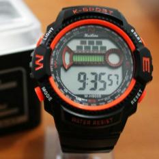 iGear i47-1918 Jam Tangan Pria - Strap Rubber ( Hitam List Hijau ).