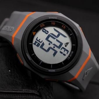 Jam Tangan Sport Quicksilver Digital Strap Rubber Grey  