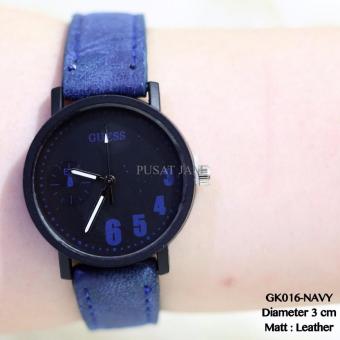 Jam tangan wanita formal kulit guess fossil leather grosir termurah  