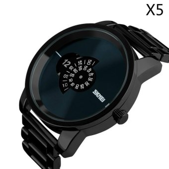 Large Dial New Quartz Watch Men Women Waterproof Fashion Casual Dress Top Brand Luxury SKMEI 1171 Relogio Masculino,5pcs/pack - intl  