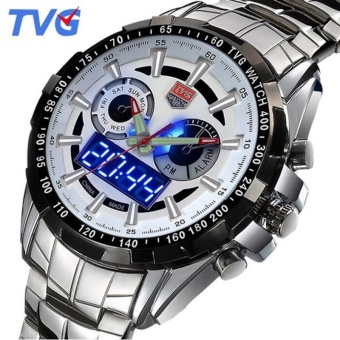 Luxury Men Watches Top Brand TVG Men Military Waterproof Watch Sport Luminous Wristwatches Alarm Quartz Watch relogio masculino - intl  