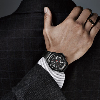Men Luxury Brand Quartz Watch Casual Fashion Leather Sports Watches 8213 - intl  