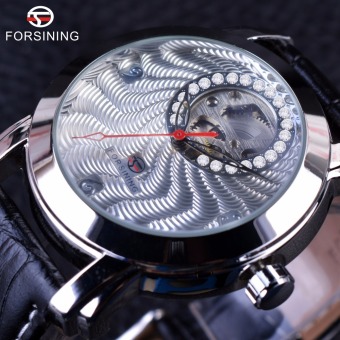 Men Watches Top Brand Luxury Automatic Diamond Designer Luxury Silver Corrugated Fashion Series Male Wrist Watch Clock  